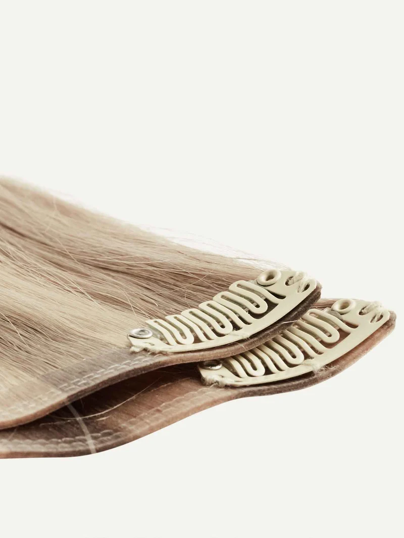 16" Dimensional Beige Blonde Thinning Hair Fill-Ins (80g)