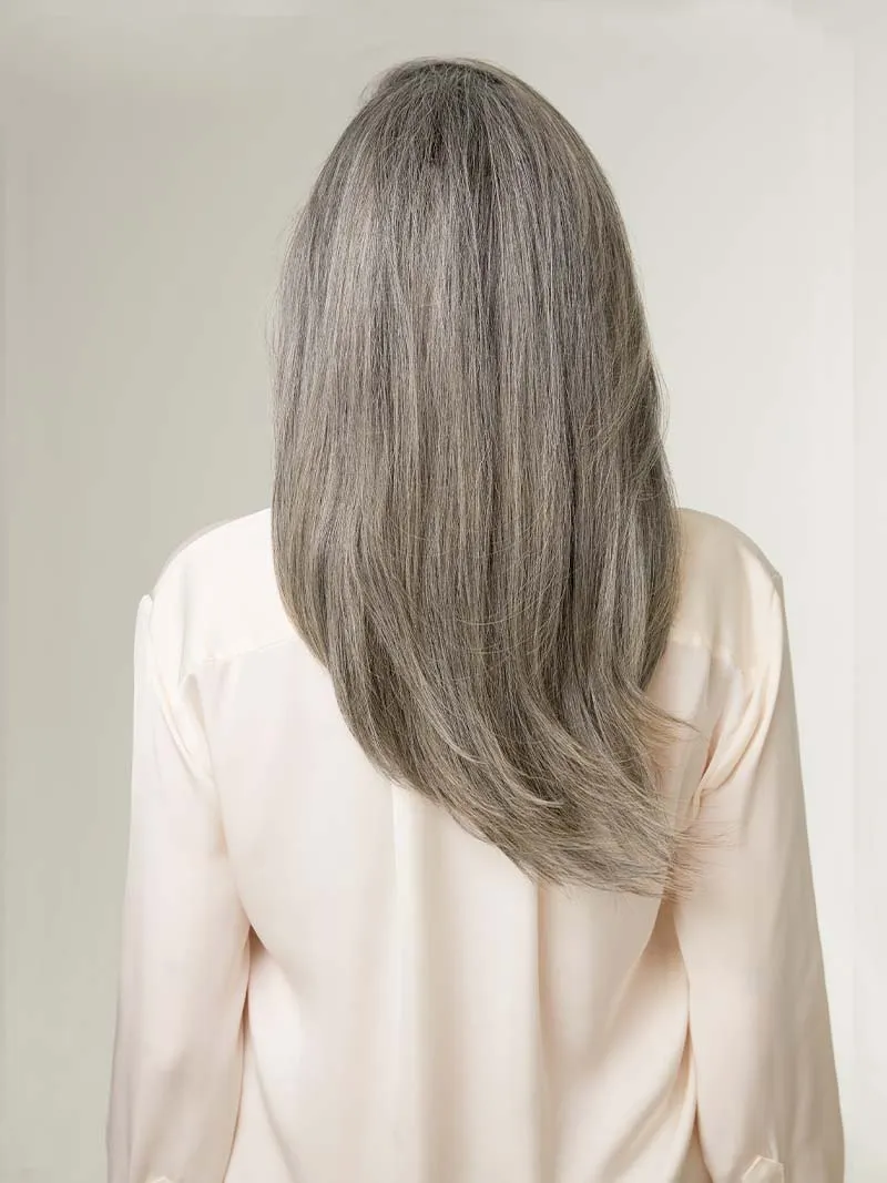 12" Light Gray Halo® Hair Extensions (150g)