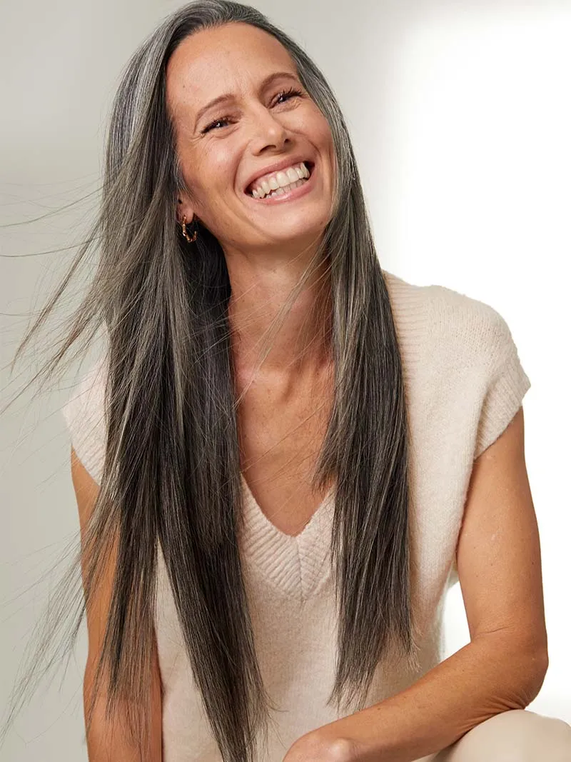 20" Classic Dark Gray Clip-Ins (220g)