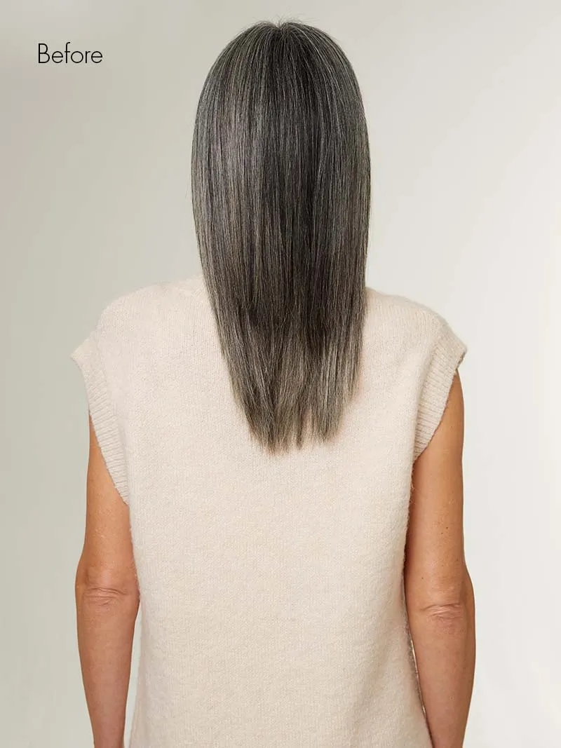 20" Classic Dark Gray Clip-Ins (220g)