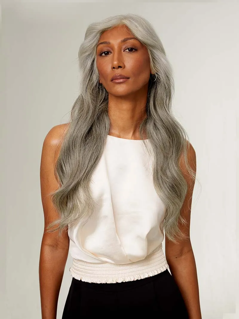 20" Classic Light Gray Clip-Ins (160g)