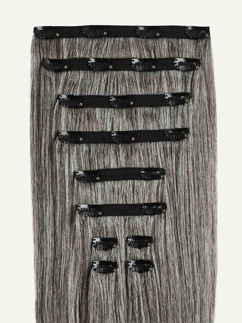 20" Classic Light Gray Clip-Ins (160g)