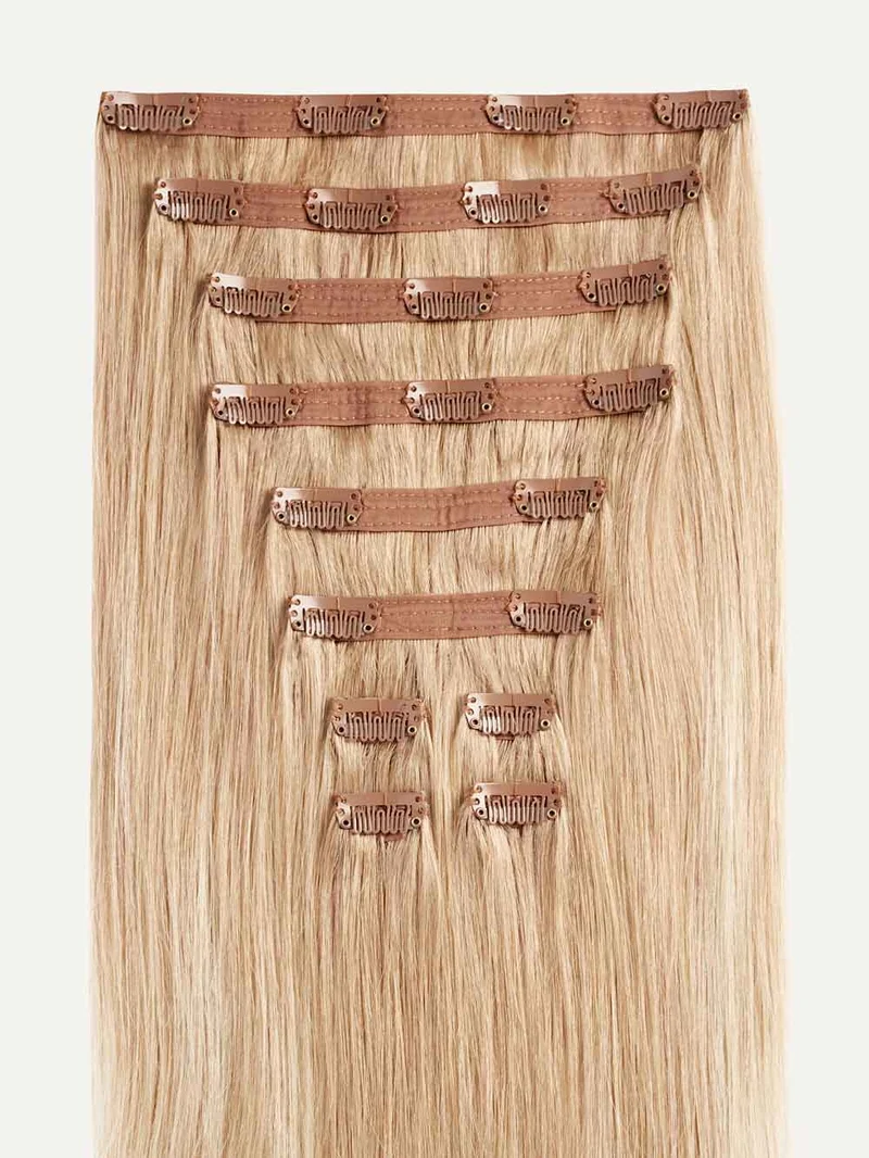 16" Classic Blonde Balayage Clip-Ins (160g)