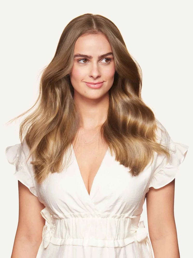 16" Classic Chestnut Brown Balayage Clip-Ins (160g)