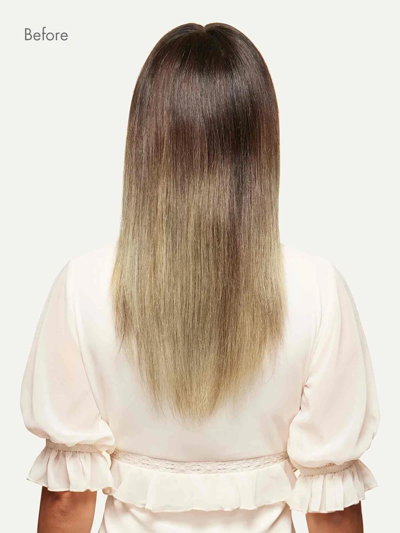 16" Classic Ash Brown Highlights Clip-Ins (160g)