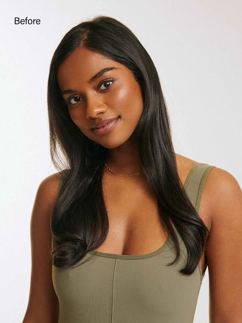 16" Classic Off Black Clip-Ins (160g)