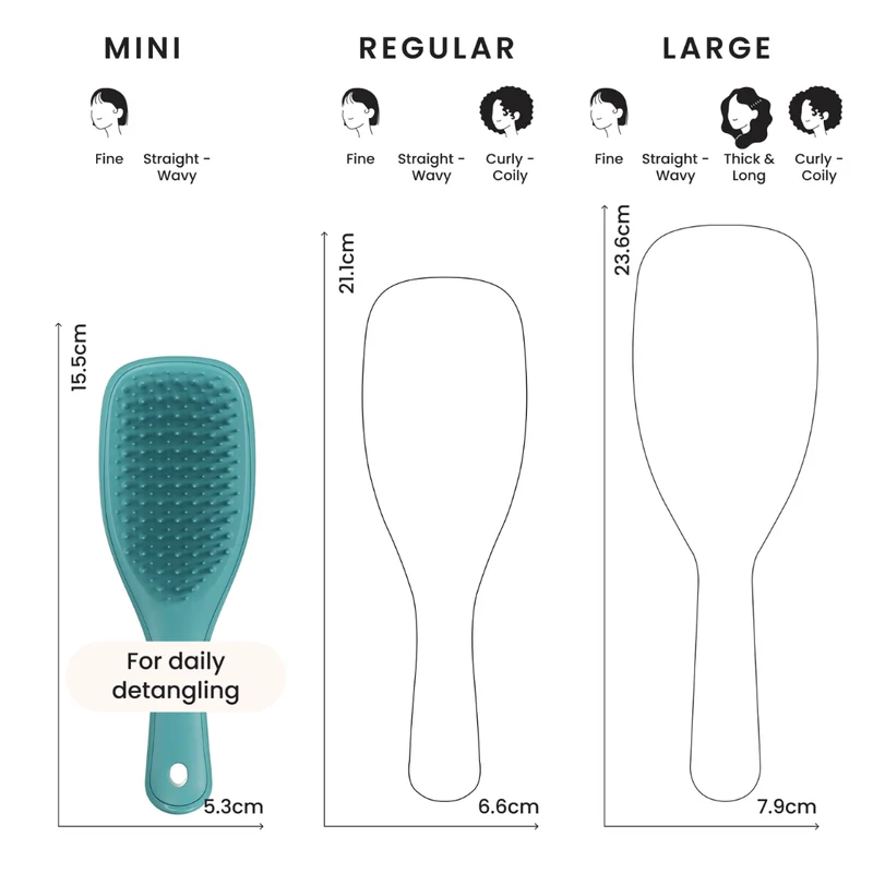 Tangle Teezer Ultimate Detangler Mini Transformative Teal