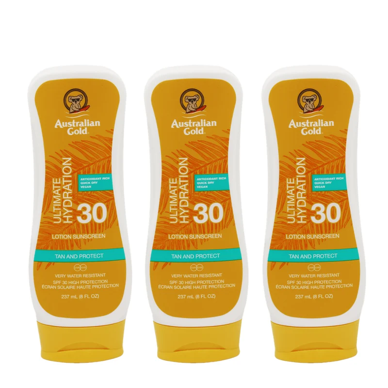 Australian Gold SPF 30 Lotion 3x237ml