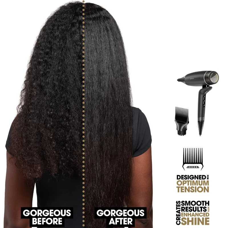 ghd speed ultra-fast hair dryer matte black
