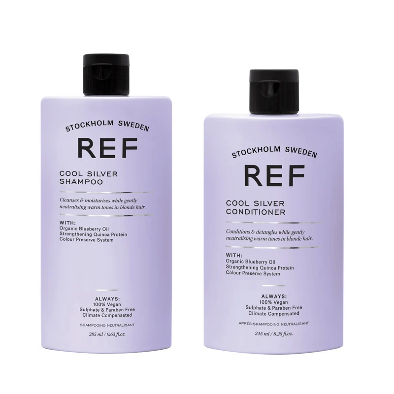 REF Cool Silver Shampoo 285ml + Conditioner 245ml Set