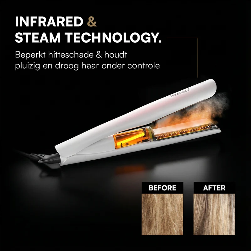 Dryze Nanosteam Dampf- & Infrarot-Glätteisen