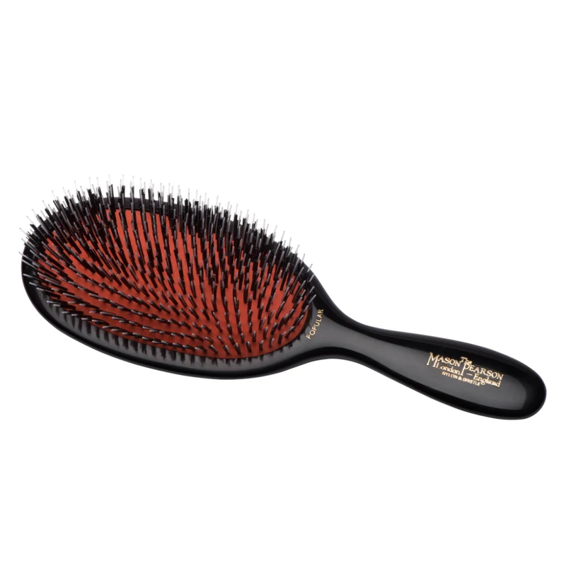 Mason Pearson BN1 Beliebte Borsten- & Nylonbürste Dark Ruby