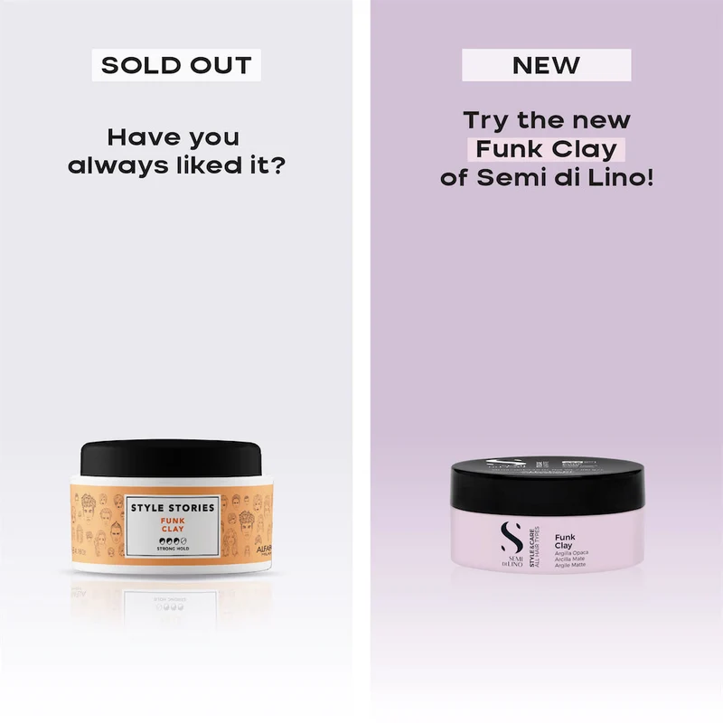 Semi di Lino Style&Care Funk Clay 90ml