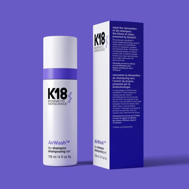 K18 AirWash™ droogshampoo