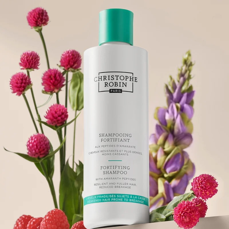 Christophe Robin Stärkendes Shampoo Amaranth Peptid 250ml