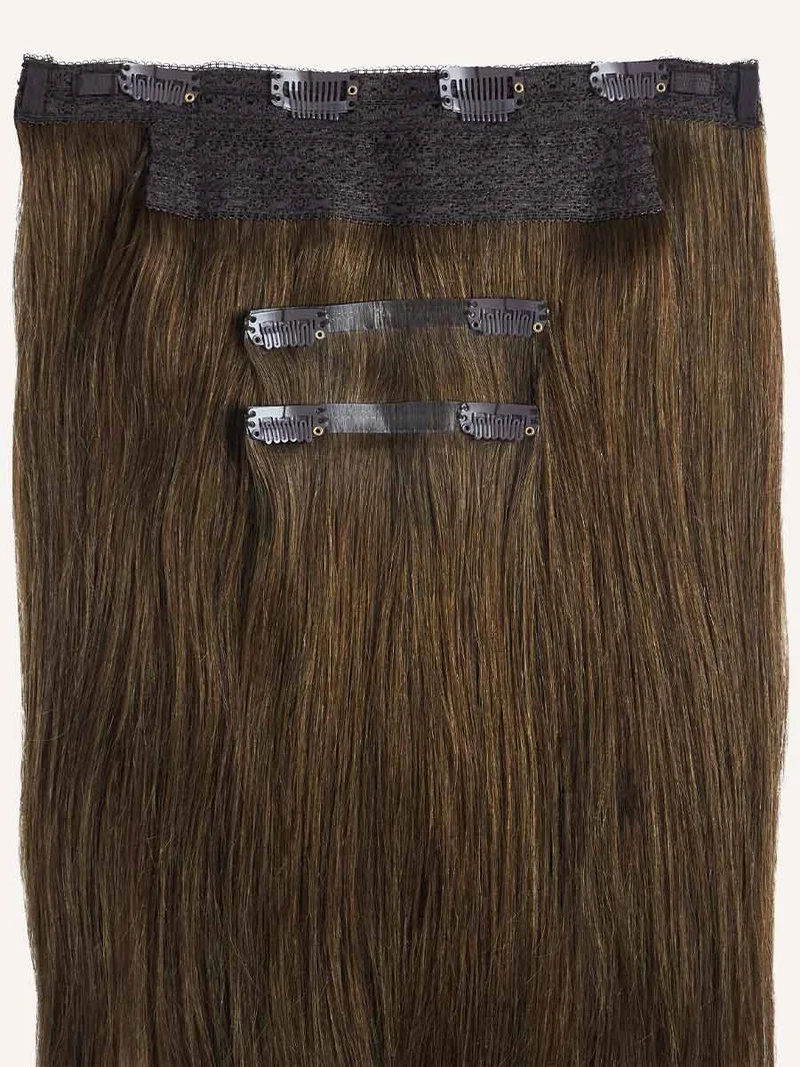 12" Neutral Brown Halo® Hair Extensions (150g)