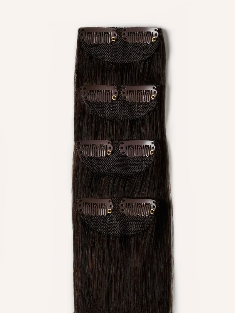 12" Dark Brown Scalp Hair Fill-Ins (30g)