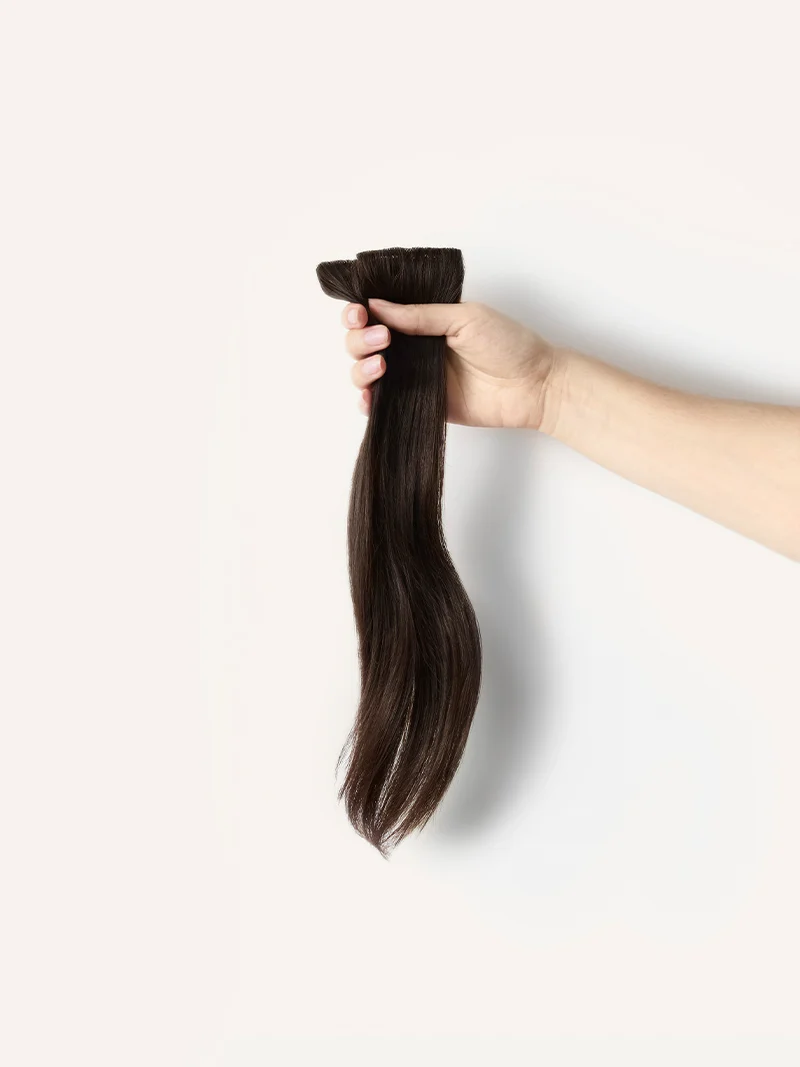 12" Dark Brown Scalp Hair Fill-Ins (30g)