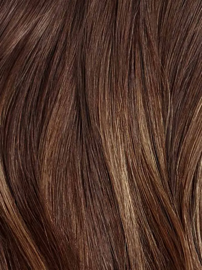 16" Classic Chocolate Brown Balayage Clip-Ins (160g)
