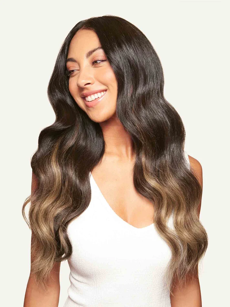 20" Classic Mocha Bronde Balayage Clip-Ins (160g)