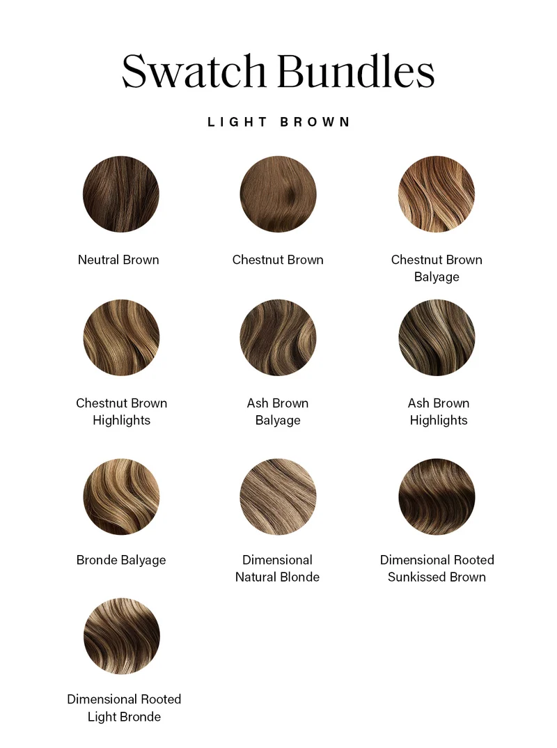 Light Brown Sample Swatch Bundle