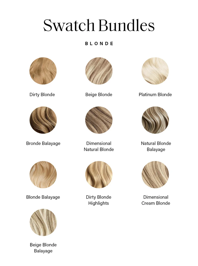 Blonde Sample Swatch Bundle