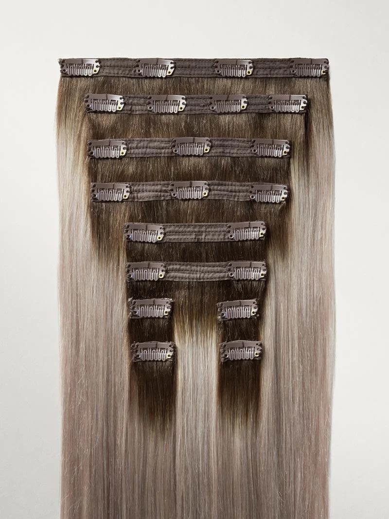 20" Classic Clip-Ins Dimensional Rooted Ash Blonde (160g)