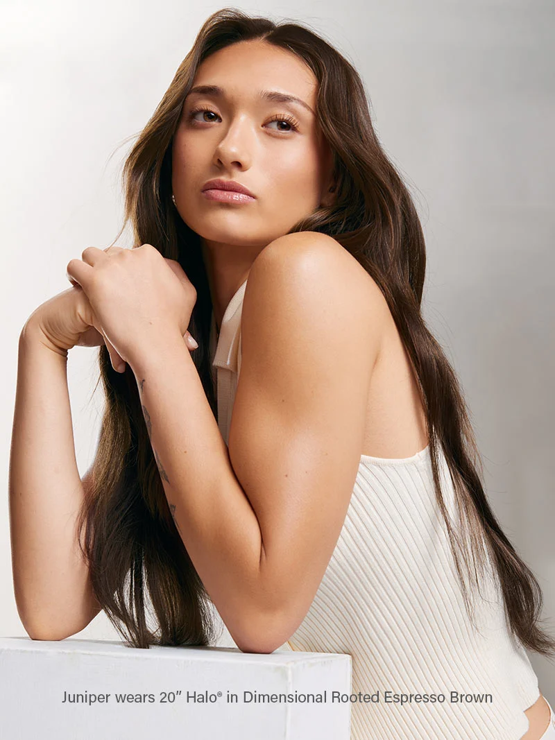 20" Classic Clip-Ins Dimensional Rooted Espresso Brown (220g)