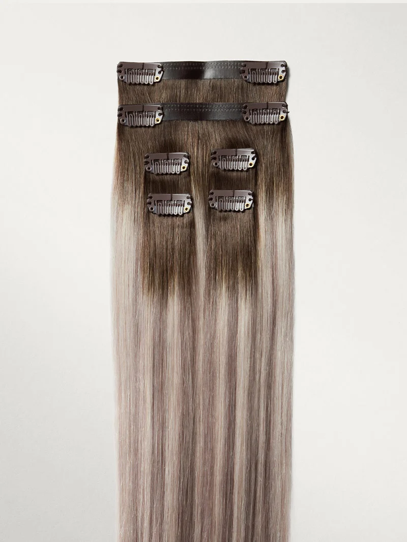 16" Dimensional Rooted Ash Blonde Thinning Hair Fill-Ins (80g)