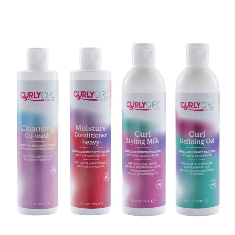 Curlygirlmovement Starter Kit (Haartyp 4) 4x250ml