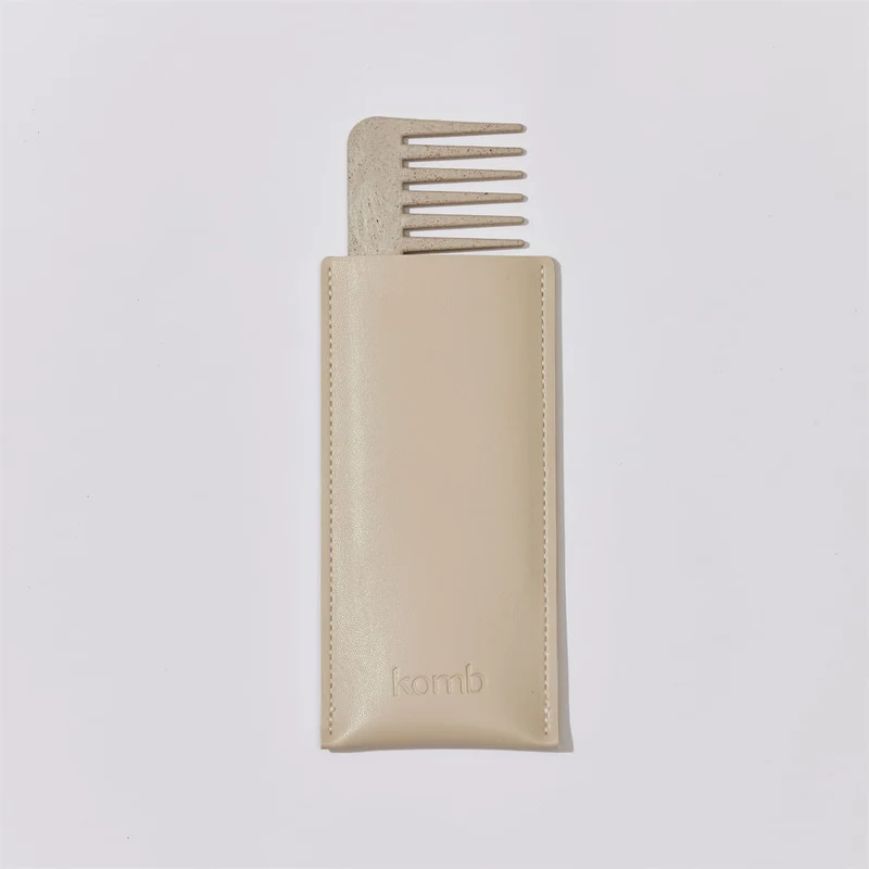Biodegradable Wide Tooth Comb - Stone