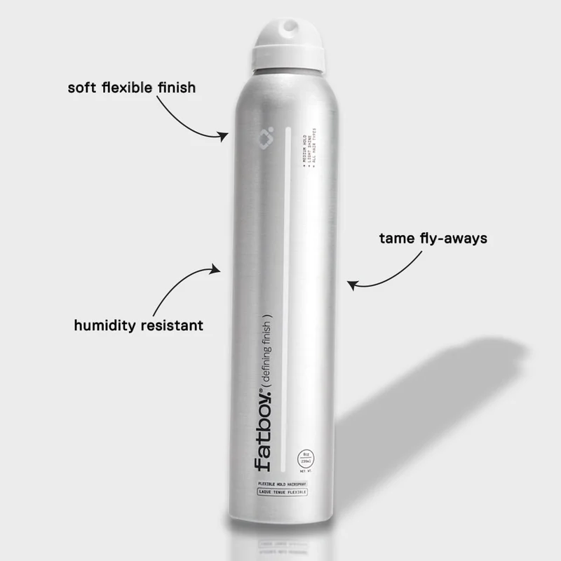 Fatboy Defining Finish Flexible Hold Hairspray 100g