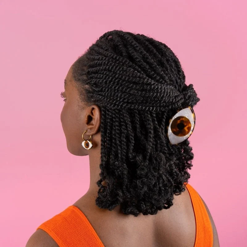 Eye Hair Claw - Brown