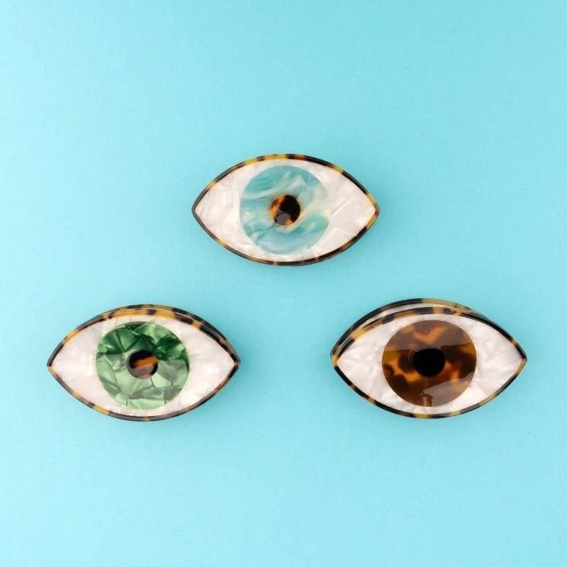 Eye Hair Claw - Brown