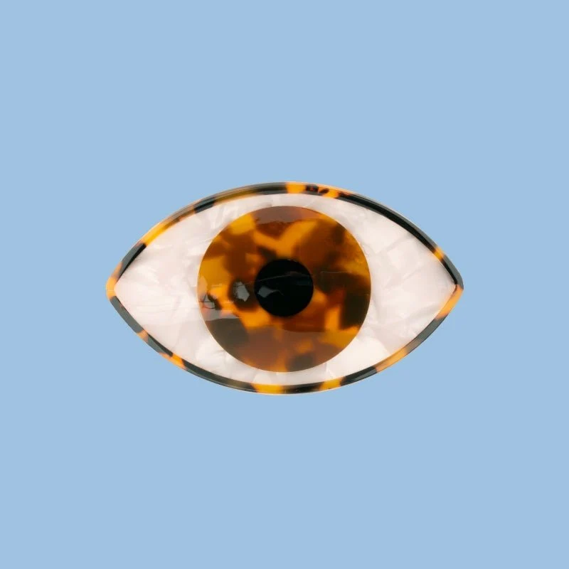Eye Hair Claw - Brown