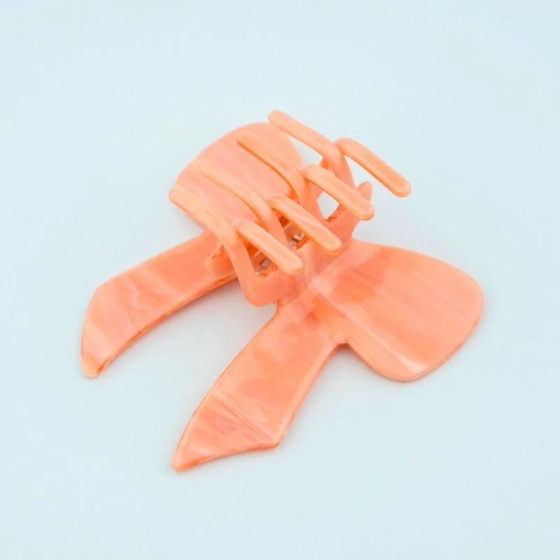 Pink Bow Hair Claw