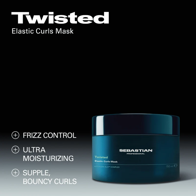 Sebastian Professional Gedrehte elastische Locken Maske