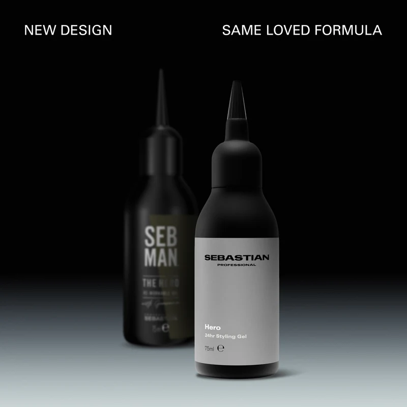 Sebastian Professional Hero Überarbeitbares Ganztags-Styling-Gel Männer 75ml
