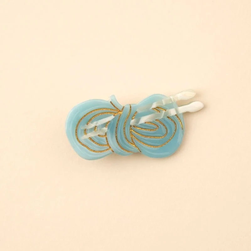 Wool Ball Hair Clip