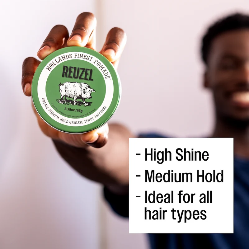Reuzel Green Pomade Grease Pomade - 95g