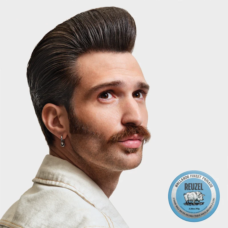 Blue Strong Hold/Water Soluble Pomade - 95g