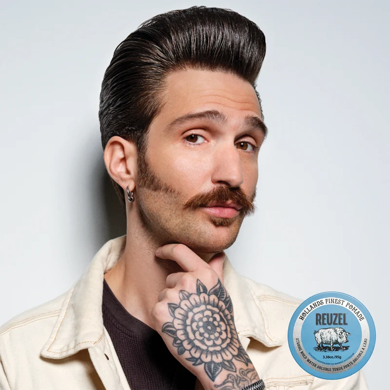 Blue Strong Hold/Water Soluble Pomade - 95g