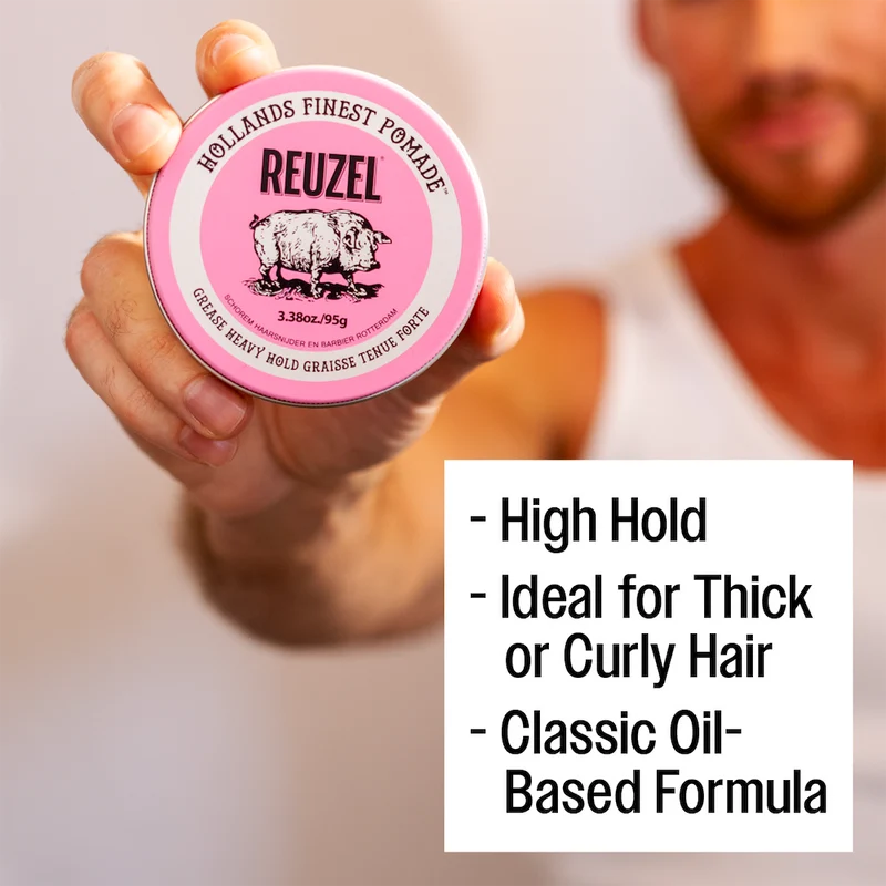 Pink Heavy Grease Pomade - 95g