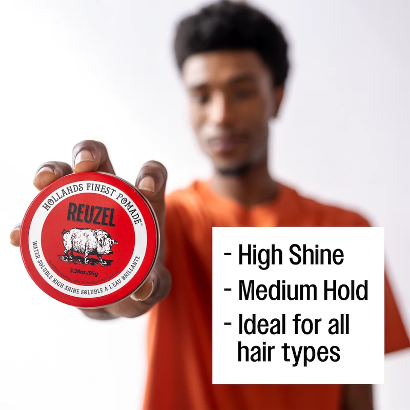Red Water Soluble Pomade - 95g