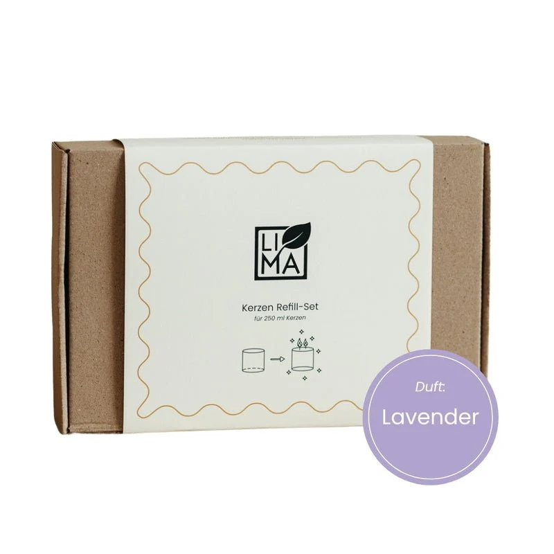 Lavender DIY Kerzen Refill-Set