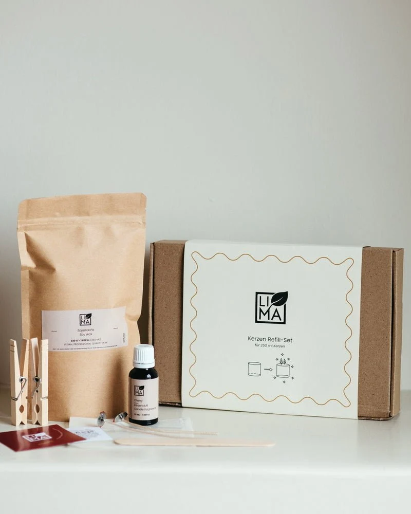 Lavender DIY Kerzen Refill-Set