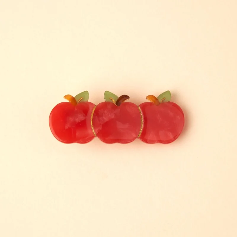 Apple Hair Clip