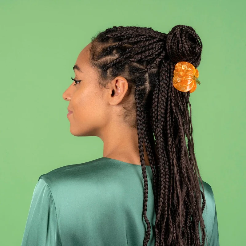 Pumpkin Hair Claw