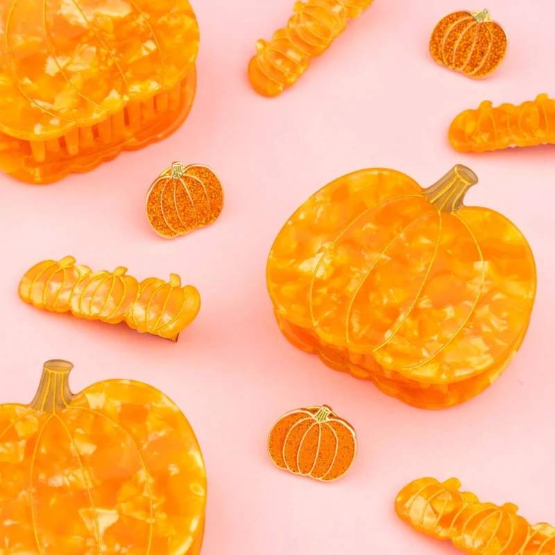 Pumpkin Hair Claw