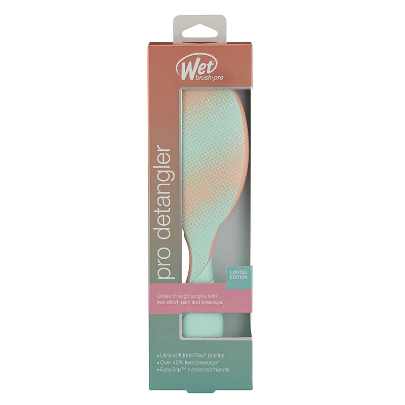 WetBrush Pro Detangler Dazzling Dots - Mint Green